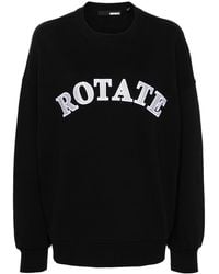 ROTATE BIRGER CHRISTENSEN - Sweatshirt With Logo - Lyst
