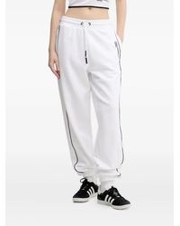 Karl Lagerfeld - Side-Stripe Drawstring Track Pants - Lyst
