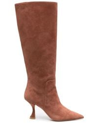 Stuart Weitzman - Pointed-Toe High-Heel Boots - Lyst