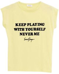 Second/Layer - T-Shirt À Col Rond - Lyst