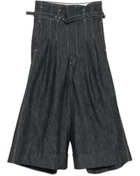 Junya Watanabe - Vaqueros Acampanados Con Cinturón - Lyst