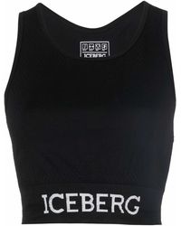 Iceberg - Logo Print Tank Top - Lyst