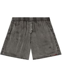 DIESEL - Silvo-Dnm Shorts - Lyst