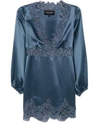 Cynthia Rowley - Robe Courte En Satin - Lyst