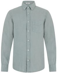 GANT - Long-Sleeve Linen Shirt - Lyst