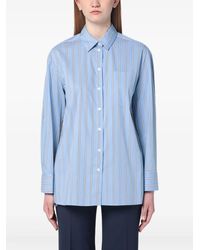 Semicouture - Camisa de mezcla de algodón - Lyst
