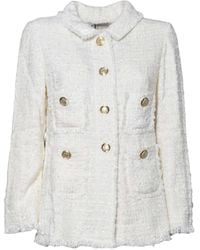 Charlott - Button Frayed Jacket - Lyst