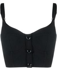 Moschino - Top Tipo Bustier Con Botones Teddy Bear - Lyst