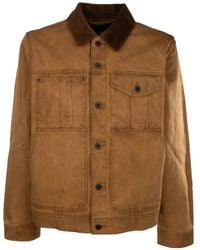 Filson - Corduroy-Collar Buttoned Jacket - Lyst