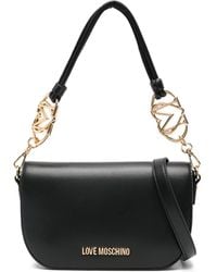 Love Moschino - チェーントリム ショルダーバッグ - Lyst