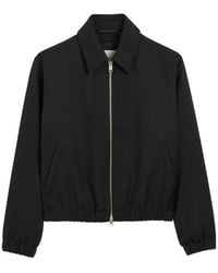 Ami Paris - Wool Padded Jacket With Ami De Coeur - Lyst