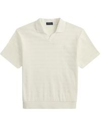 Polo Ralph Lauren - Pointelle-Ribbed Polo Shirt - Lyst