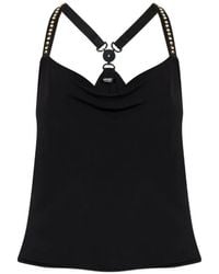 Versace - Top Con Tirantes Con Apliques - Lyst