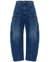 Sportmax - Vaqueros Violino Con Bolsillo Cargo - Lyst