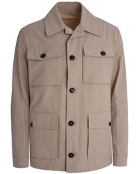 Pal Zileri - Buttoned Pocket Field Jacket - Lyst