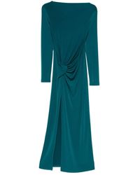 Patrizia Pepe - Knot-Detail Slit Dress - Lyst