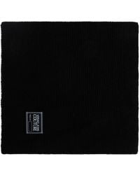 Versace Jeans Couture - Ribbed Logo Scarf - Lyst