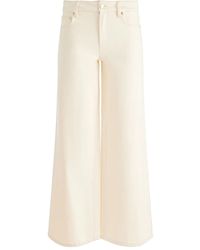 Alice + Olivia - Slay Heart Pocket Front Wide-Leg Jeans - Lyst
