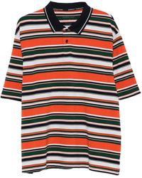 Martine Rose - Gestreiftes Poloshirt mit Logo - Lyst