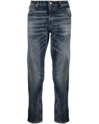 Dondup - Whiskering-effect Cotton Jeans - Lyst