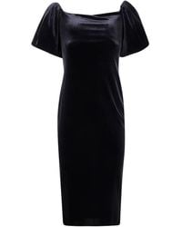 Ralph Lauren - "Faraine" Short Sleeves Cocktail Dress - Lyst