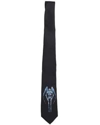 Our Legacy - Fallen Angel Printed Silk Tie - Lyst