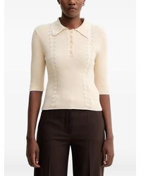 Sessun - Cable-Knit Polo Shirt - Lyst