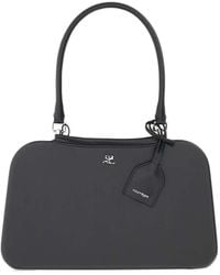 Courreges - Leather Effect Shadow Bag - Lyst