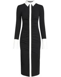 Karl Lagerfeld - Long-Sleeved Polo Dress - Lyst