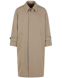 AURALEE - Buttoned Coat - Lyst
