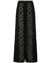 Temperley London - Oberon Stud-Embellished Palazzo Pants - Lyst