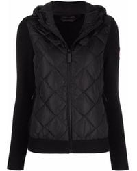 Canada Goose - Hybridge Padded Knitted Hoodie - Lyst