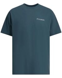 Filson - Logo-Print Cotton T-Shirt - Lyst