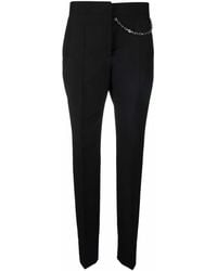 Givenchy - Chain-Detail Tailored Trousers - Lyst