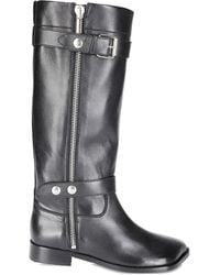 Niccolò Pasqualetti - Obliqua Zip Buckle Boots - Lyst