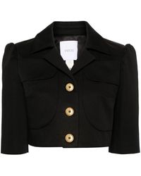 Patou - Single-breasted Cropped Blazer - Lyst