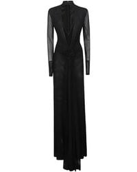 David Koma - Floral-Appliqué Maxi Dress - Lyst