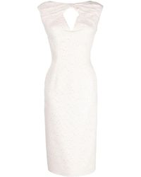 Saiid Kobeisy - Sequin-embellished Tweed Midi Dress - Lyst