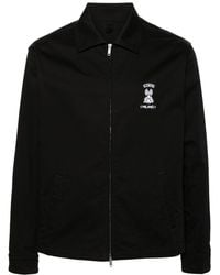 Iceberg - Zip-up Twill Shirt Jacket - Lyst