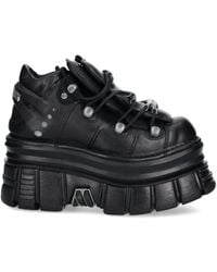 New Rock - Platform Lace-Up Trainers - Lyst