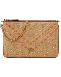 Pinko - Clutch Con Strass - Lyst