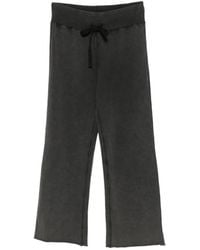 Bobi - Cotton Cropped Track Pants - Lyst