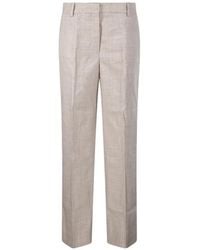 By Malene Birger - Pressed-Crease Straight-Leg Trousers - Lyst