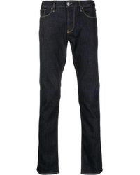 Emporio Armani - Mid-Rise Slim-Fit Jeans - Lyst