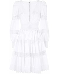 Dolce & Gabbana - Long Sleeved Dress - Lyst