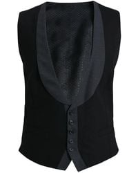Dolce & Gabbana - V-Neck Button-Up Waistcoat - Lyst