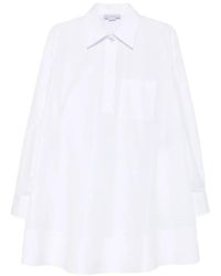 Stella McCartney - Cotton Mini Shirtdress - Lyst