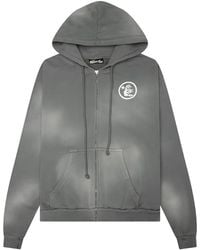 HELLSTAR - Hoodie Zippé À Logo Imprimé - Lyst