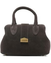 Schell - Petit Cabas Doctor En Daim À Plaque Logo - Lyst