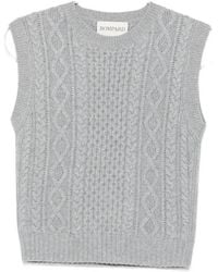 Bompard - Cable-Knit Vest - Lyst